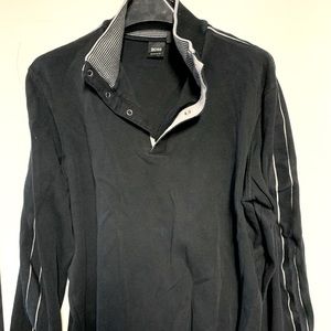 Hugo Boss 1/4 Snap Sweater sz M